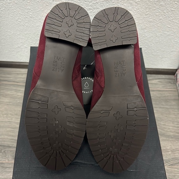 Naturalizer Bay Waterproof Bootie in Cabernet Sauvignon Suede - Picture 3 of 10